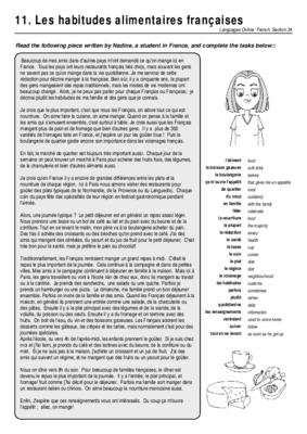 meals habits Book