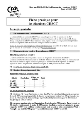 pv des elections chsct Book
