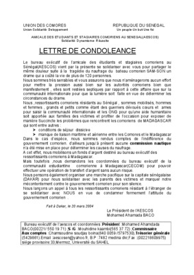 condoleance Book