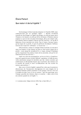 la frigidite Book