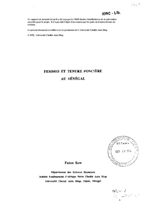 lhistoire foncier colonial de dakar Book