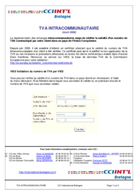 tva intracommunautaire Book