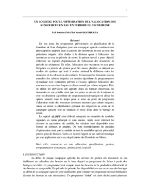 allocation de ressources pour l_ofdma Book