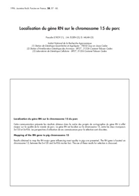 localisation d_un gene Book