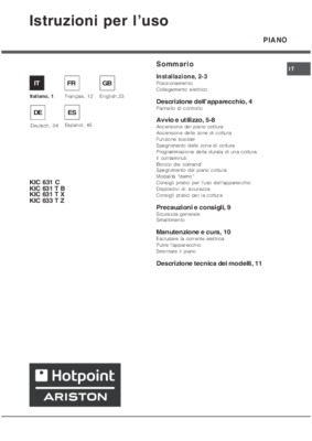 notice frigo hotpoint ariston no frost Book