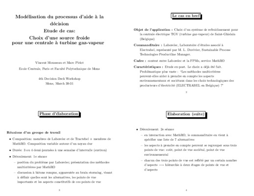 modelisation et aide a la decision Book