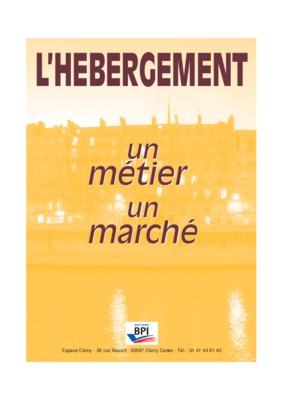 hebergement un metier Book
