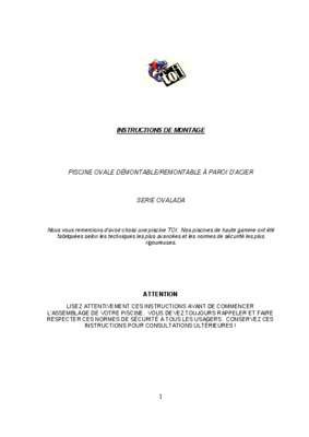 montage piscine ovale Book