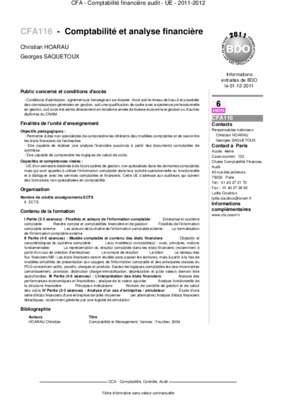 exercice et corriger pour licence troisieme annee aes le controle de gestion Book