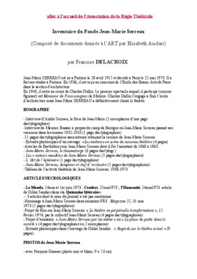 serreau Book