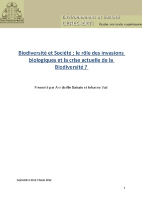 la 6eme crise de la biodiversite Book