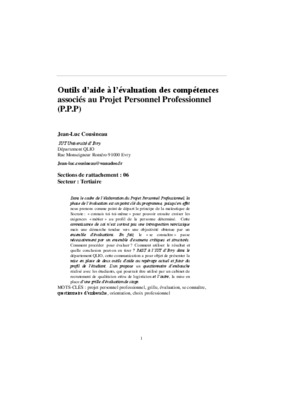 evaluation des competences outils Book