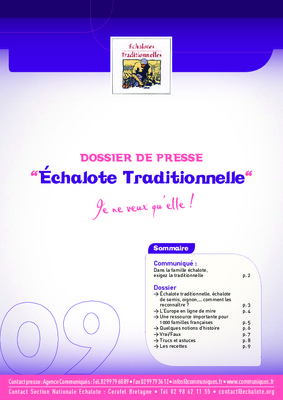 fiche technique echalote Book
