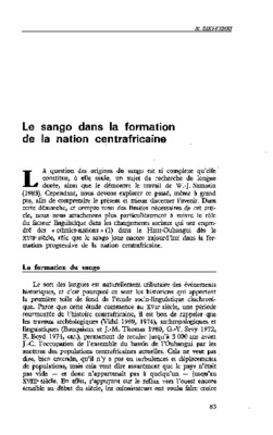 cours de sango Book