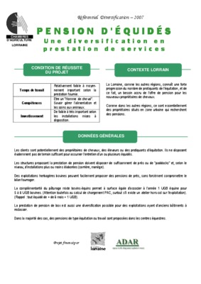 pension equides Book