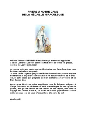 miraculeuse Book