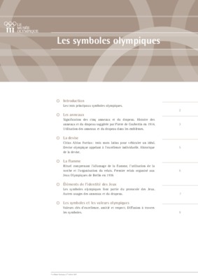 cinq anneaux 1 Book