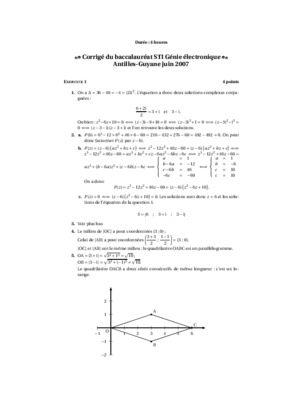 corrige du baccalaureat sti genie electronique antilles guyane Book