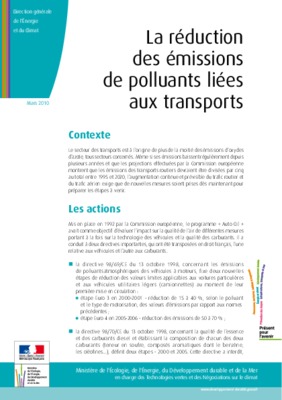 reduction des emissions des polluants Book