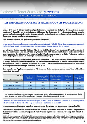 nouveautes fiscales de loi de finance Book
