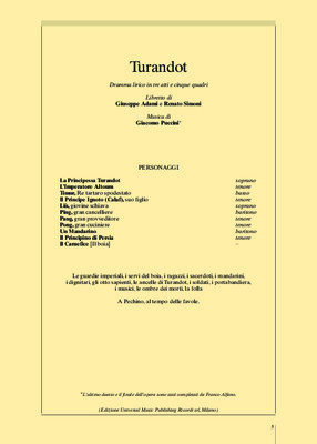 turandot Book