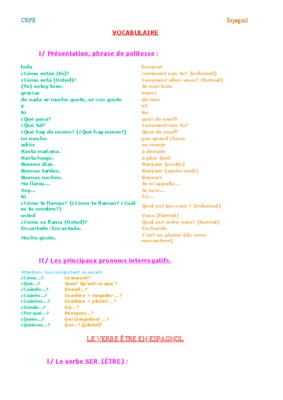 verbe usuel espagnol Book