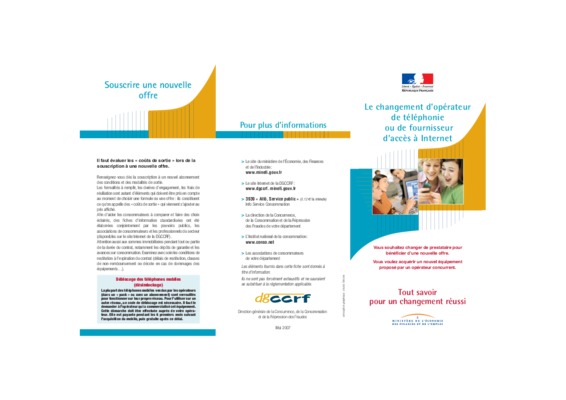 changement operateur orange Book