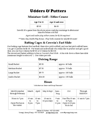 putters Book