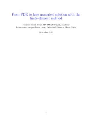 matlab finite element Book