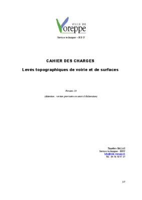 memoire sur les leves topographiques Book