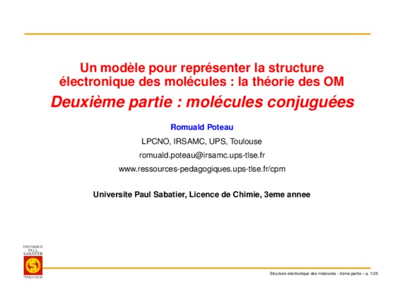molecules conjuguees Book