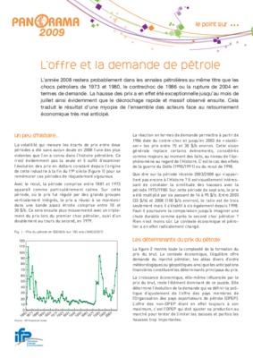 offre et demande du petrole Book