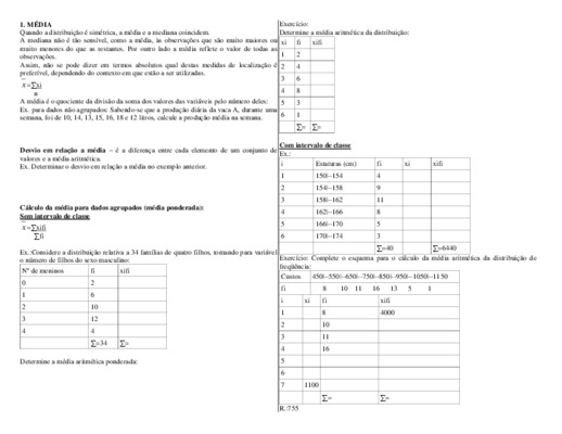 exercicio de media Book