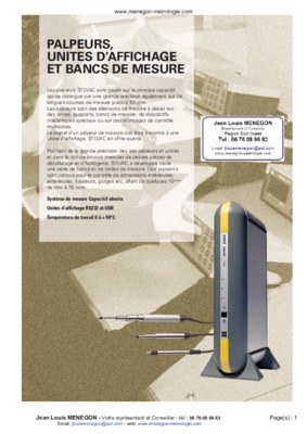 les bancs de mesure Book