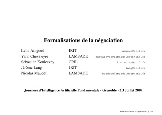 formalisations Book
