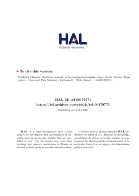 resolution de l_equation de transfert unidirectionnel dans un milieu limite Book