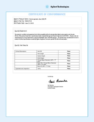 conformance Book