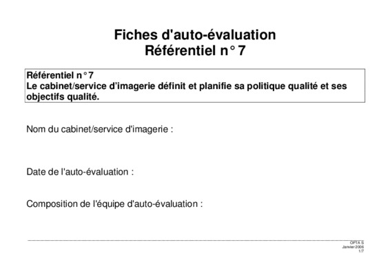 referentiel auto evaluation Book