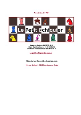 debuter jeu echecs Book