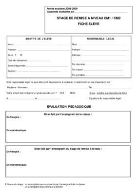 stage de remise a niveau cm2 Book