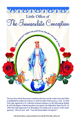 immaculate Book