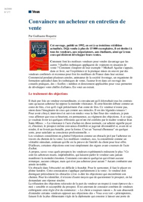 convaincre un potentiel acheteur Book