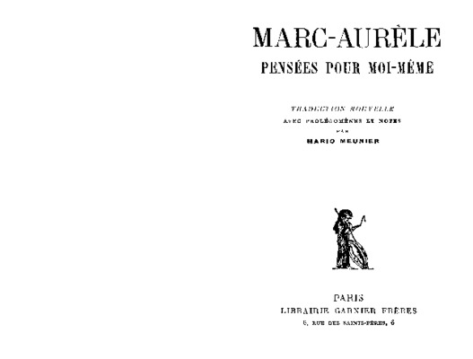 marc aurele Book