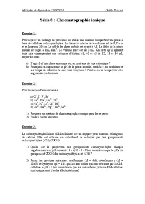 cice sur chromatographie ionique Book