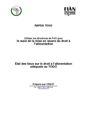 etats des lieux sur la microfinance au togo Book