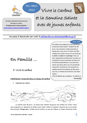 comment vivre le careme Book