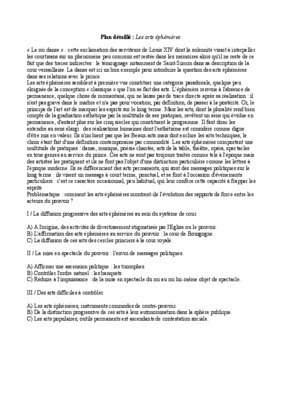 plan detaille d_histoire des arts Book