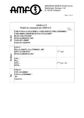 cours le language edifact Book