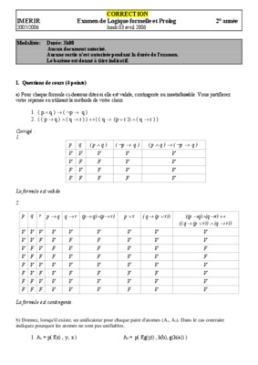 prolog cours correction iut Book