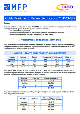 protocole mfp cnsd Book